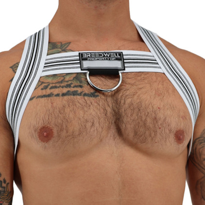 Harnais Bulldog Cumdump Blanc Breedwell