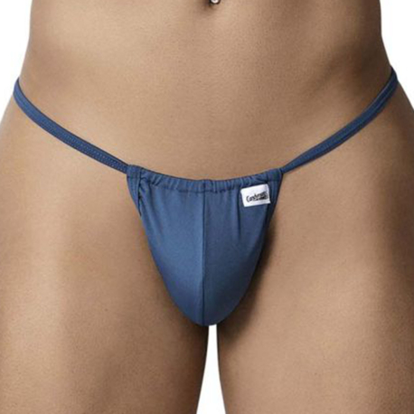 CandyMan Sliding G-String - Petrol Blue