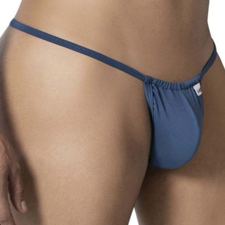 CandyMan Sliding G-String - Petrol Blue