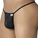 CandyMan Transparent G-String - Black
