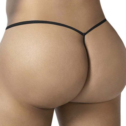String Ficelle Transparent Noir CandyMan