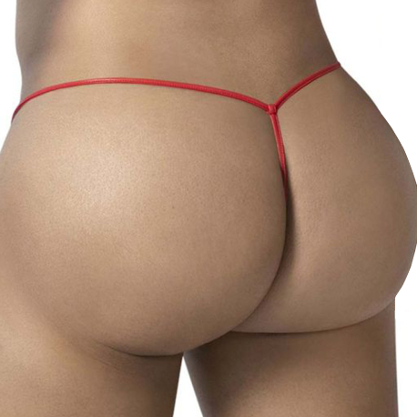 CandyMan Heart Thong - Red