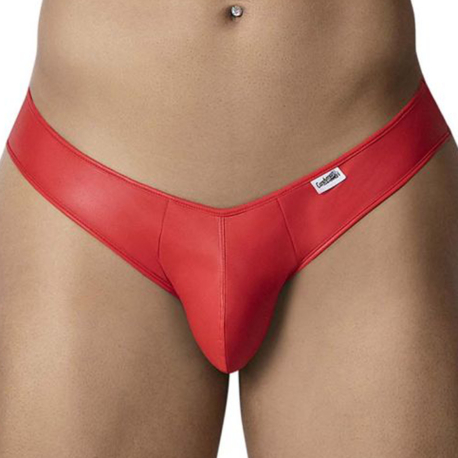 CandyMan Bottomless Heart Briefs - Red