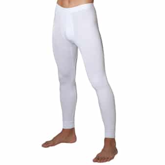 Caleçon Long Coton Modal Blanc Doreanse