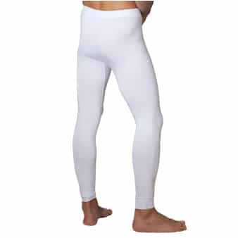 Caleçon Long Coton Modal Blanc Doreanse