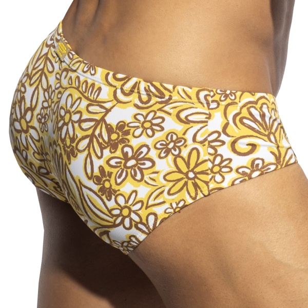 ES Collection Van Gogh Flowers Mini Boxer - Yellow