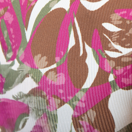 ES Collection Garden Rib Bikini Briefs - Khaki