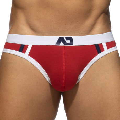 Addicted Basic Colors Sportive Briefs - Red