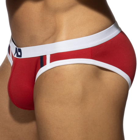 Addicted Basic Colors Sportive Briefs - Red