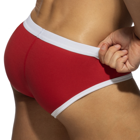 Addicted Basic Colors Sportive Briefs - Red