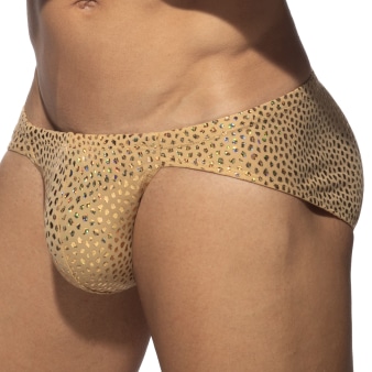 Slip Bikini Gold Stones Beige Addicted