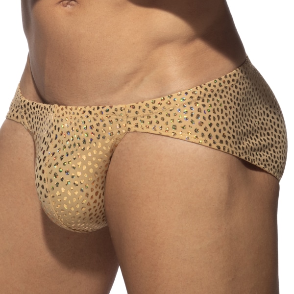Slip Bikini Gold Stones Beige Addicted