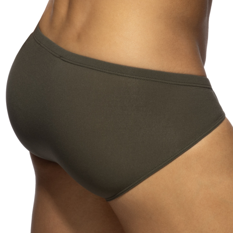 Addicted Basic Colors Second Skin Bikini Briefs - Khaki