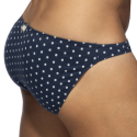Slip Bikini Cum Dots Bleu Marine Addicted
