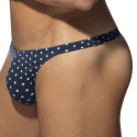 String Cum Dots Bleu Marine Addicted