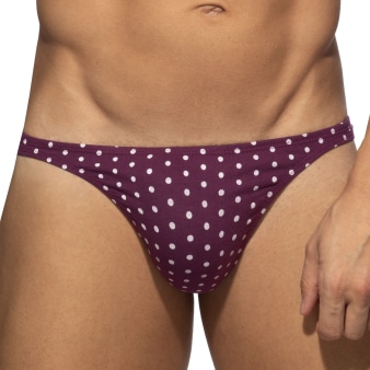 String Cum Dots Aubergine Addicted