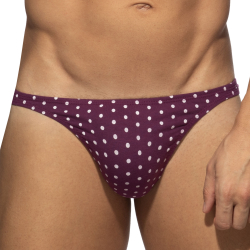 String Cum Dots Aubergine Addicted