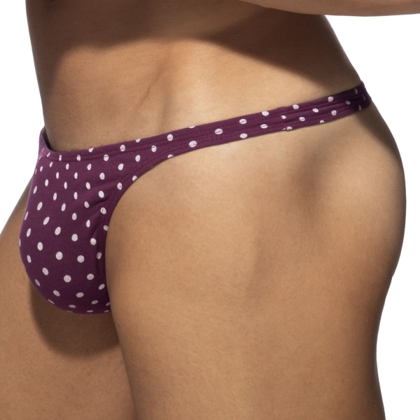 String Cum Dots Aubergine Addicted