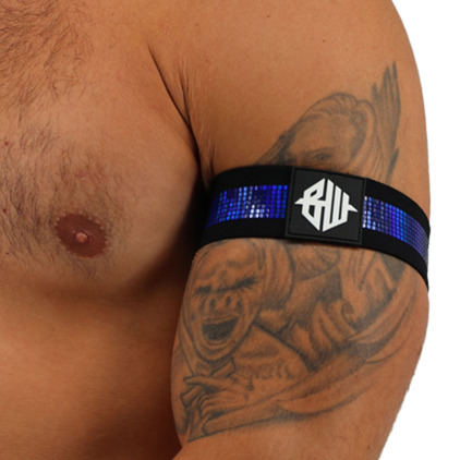 Lot de 2 Brassards Illuminator Bleus Breedwell