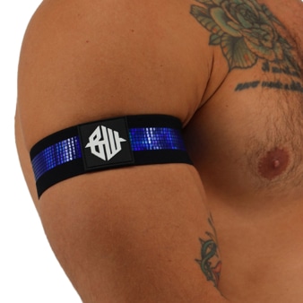 Lot de 2 Brassards Illuminator Bleus Breedwell