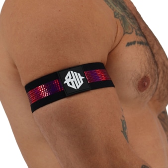 Lot de 2 Brassards Illuminator Rose Fluo Breedwell