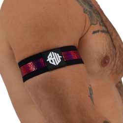 Lot de 2 Brassards Illuminator Rose Fluo Breedwell