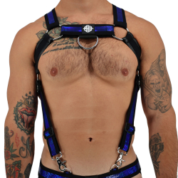 Harnais Body Illuminator Bleu Breedwell