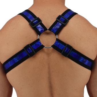 Harnais Body Illuminator Bleu Breedwell