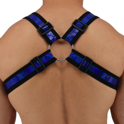 Harnais Body Illuminator Bleu Breedwell