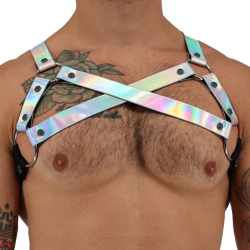 Breedwell Illuminator Bulldog Harness - Iridescent