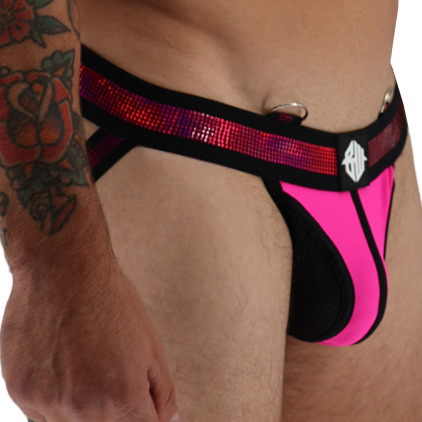 Jock Strap Illuminator Rose Fluo Breedwell