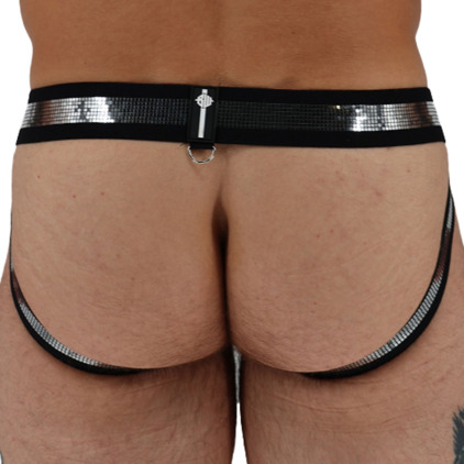 Jock Strap Clouté Illuminator Noir Breedwell