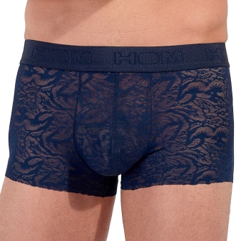 Boxer Temptation Free Cut Lace Bleu Marine HOM