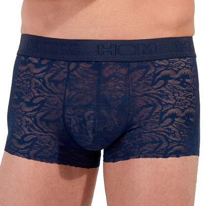 Boxer Temptation Free Cut Lace Bleu Marine HOM