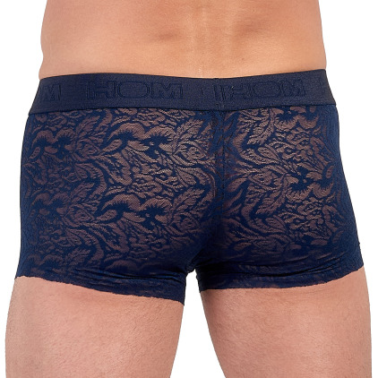 Boxer Temptation Free Cut Lace Bleu Marine HOM