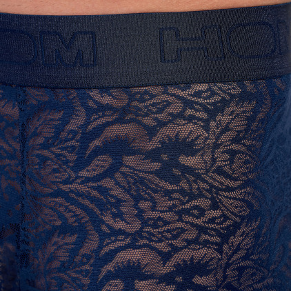 Boxer Temptation Free Cut Lace Bleu Marine HOM