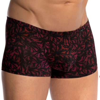 Boxer Minipants RED 2502 Noir - Rouge Olaf Benz
