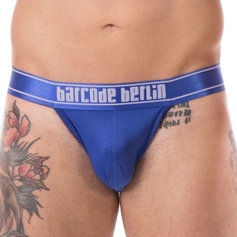 Slip Tanga Tjure Mesh Bleu Roi Barcode