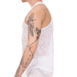 Barcode Joshua Tank Top - White
