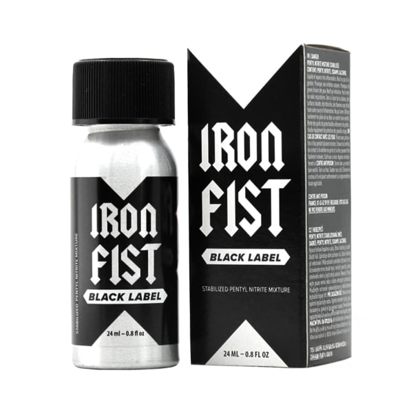 Poppers Iron Fist Black Label Pentyle - 24ml PWD Factory