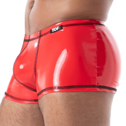 Boxer en Latex Seconde Peau Rouge TOF Paris