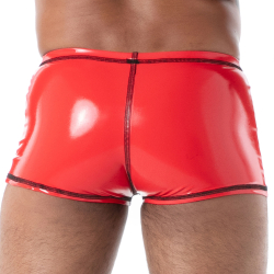 Boxer en Latex Seconde Peau Rouge TOF Paris