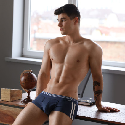 Boxer Huxley Bleu Marine Marcuse
