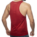 Débardeur Poche Contrastée - Rouge - Marine Addicted