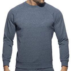 Addicted Recycled Cotton Sweater - Blue