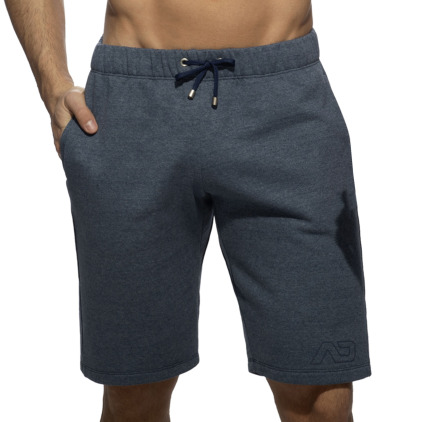 Short Coton Recyclé Bleu Addicted