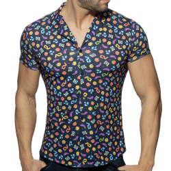 Addicted Emoji Shirt - Navy