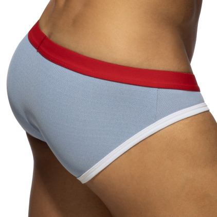 Slip Sport Jeans Piqué Bleu Addicted