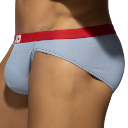 Addicted Pique Jeans Bikini Briefs - Blue
