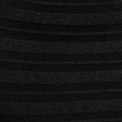 Slip Bikini Rayure Horizontale - Noir Addicted